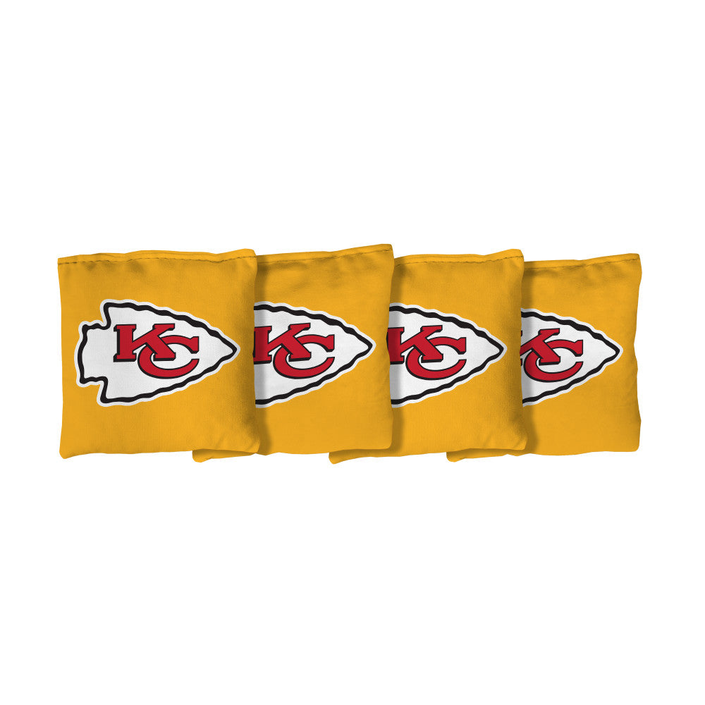 Kansas City Chiefs | Yellow Corn Filled Cornhole Bags_Victory Tailgate_1