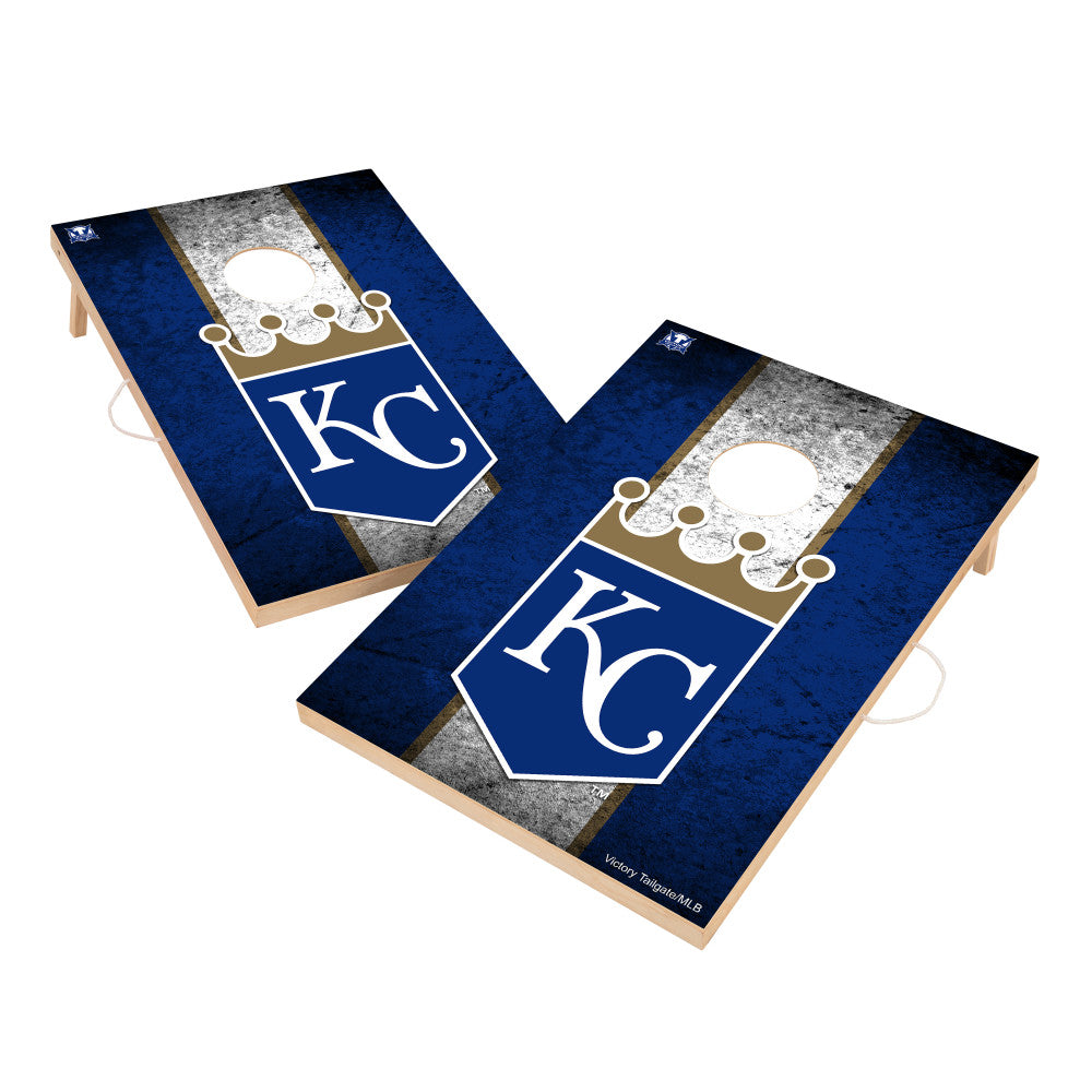 Kansas City Royals | 2x3 Solid Wood Cornhole_Victory Tailgate_1