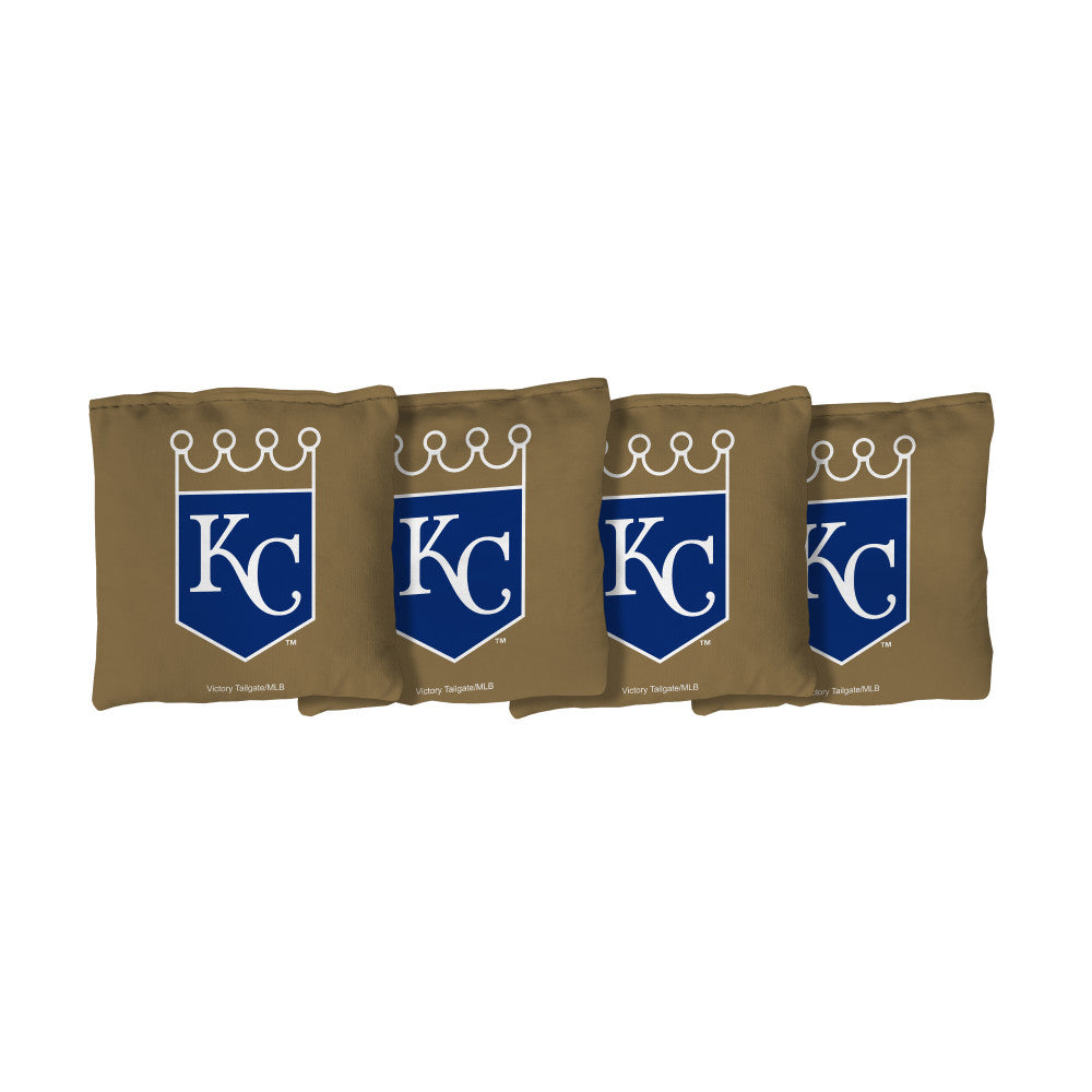 Kansas City Royals | Brown Corn Filled Cornhole Bags_Victory Tailgate_1