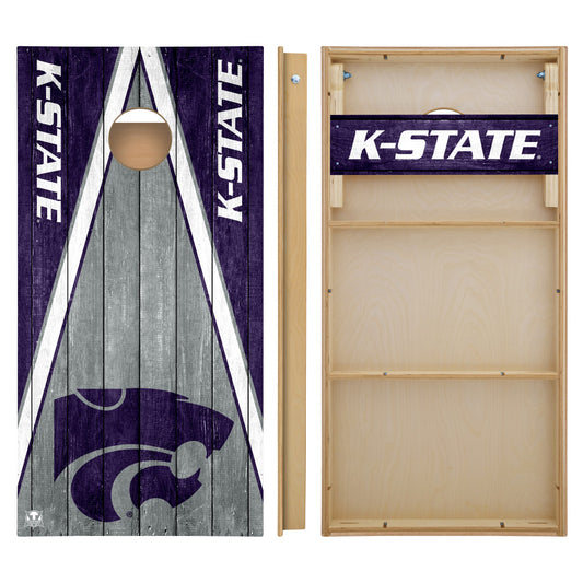 OFFICIALLY LICENSED - Bring your game day experience one step closer to your favorite team with this Kansas State University Wildcats 2x4 Tournament Cornhole from Victory Tailgate_2