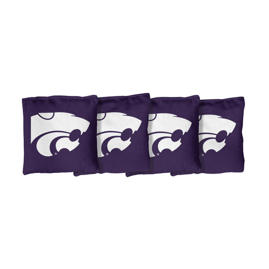 Kansas State University Wildcats | Purple Corn Filled Cornhole Bags_Victory Tailgate_1