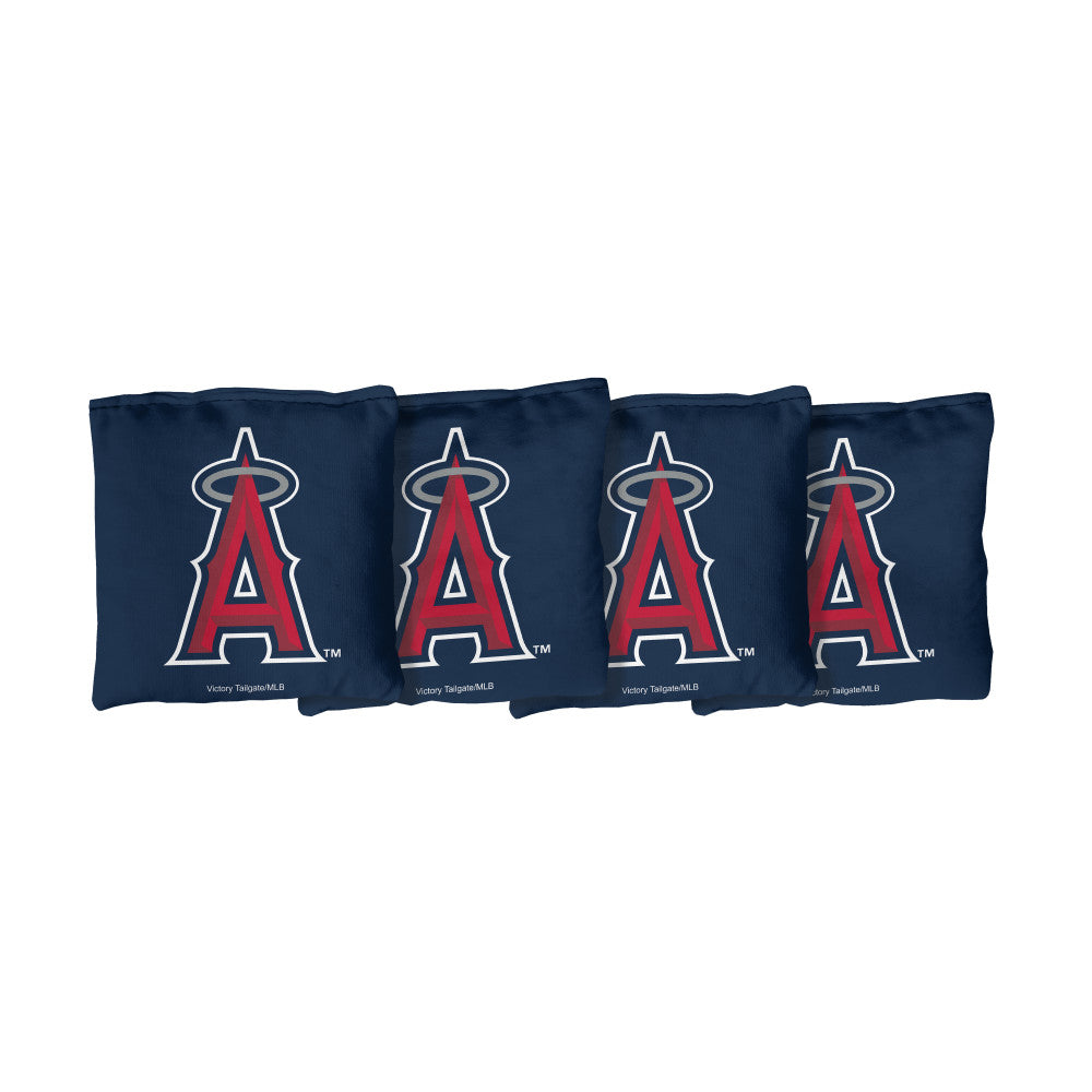 Los Angeles Angels | Blue Corn Filled Cornhole Bags_Victory Tailgate_1