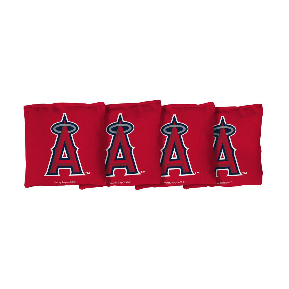 Los Angeles Angels | Red Corn Filled Cornhole Bags_Victory Tailgate_1