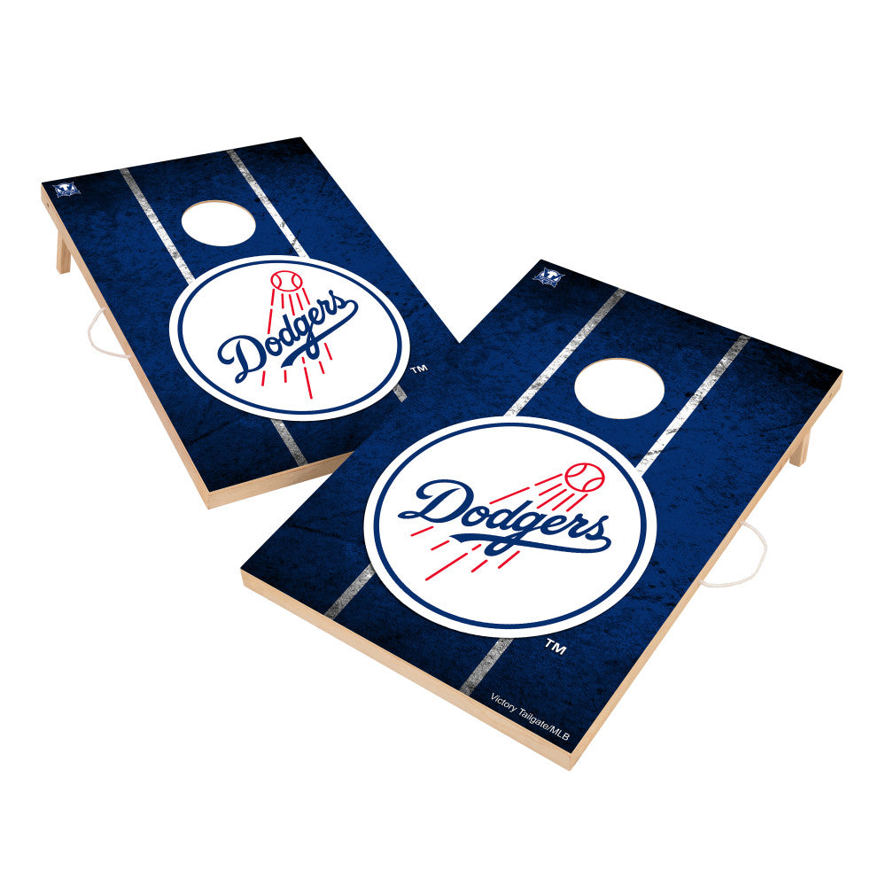 Los Angeles Dodgers | 2x3 Solid Wood Cornhole_Victory Tailgate_1