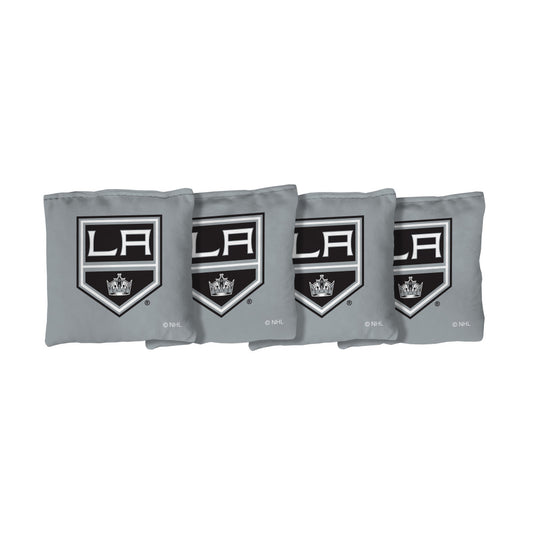 Los Angeles Kings | Gray Corn Filled Cornhole Bags_Victory Tailgate_1
