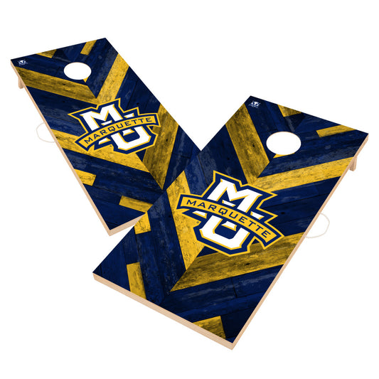Marquette University Golden Eagles | 2x4 Solid Wood Cornhole_Victory Tailgate_1