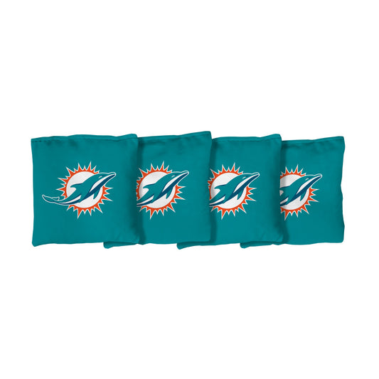 Miami Dolphins | Teal Corn Filled Cornhole Bags_Victory Tailgate_1