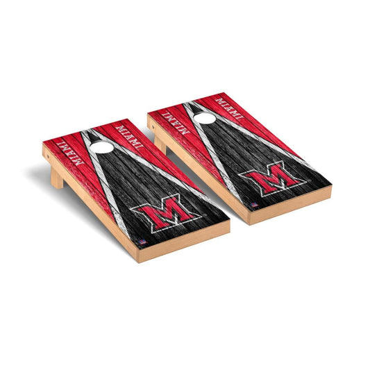 Miami University (Ohio) Redhawks | 2x4 Premium Cornhole_Victory Tailgate_1