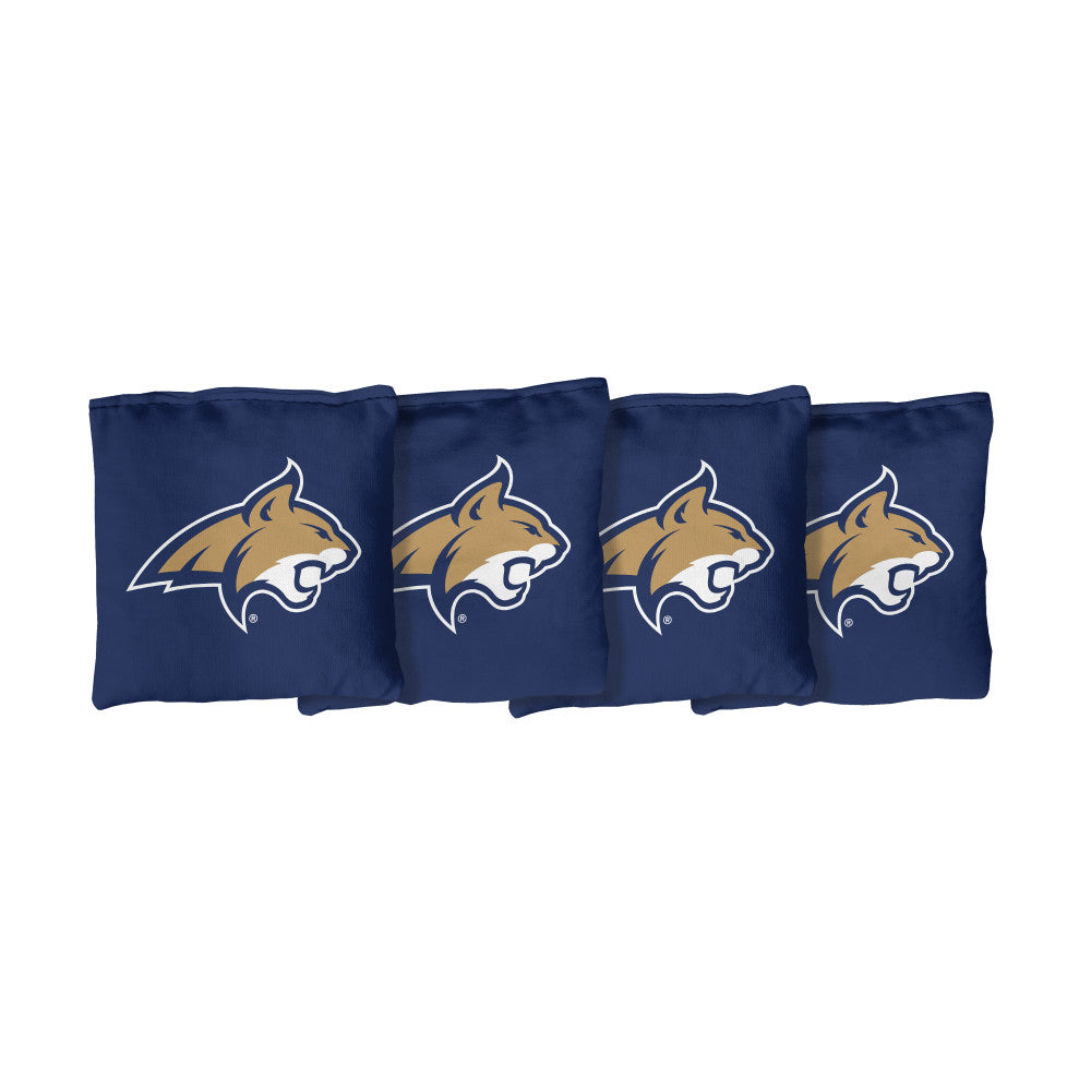 Montana State University-Bozeman Bobcats | Blue Corn Filled Cornhole Bags_Victory Tailgate_1