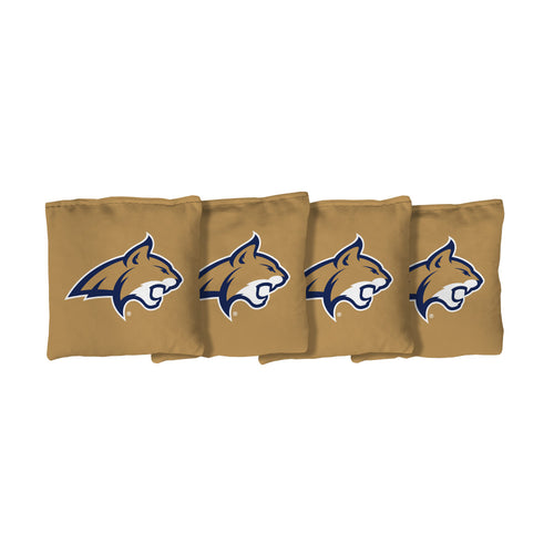 Montana State University-Bozeman Bobcats | Gold Corn Filled Cornhole Bags_Victory Tailgate_1