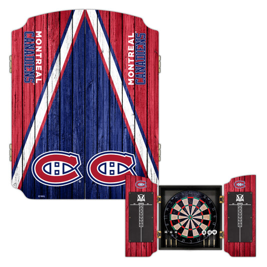 Montreal Canadiens | Bristle Dartboard Cabinet Set_Victory Tailgate_1