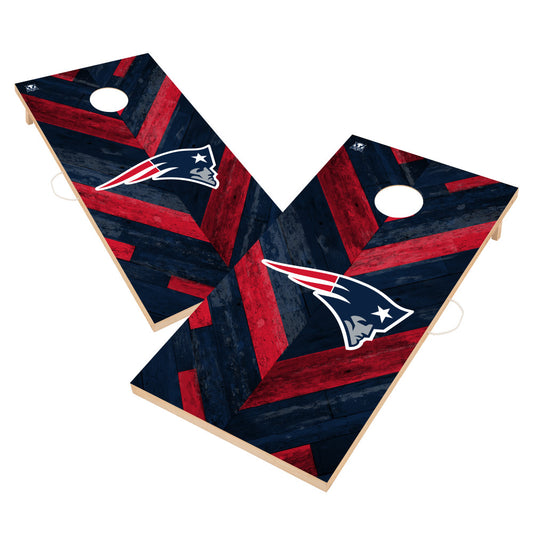 New England Patriots | 2x4 Solid Wood Cornhole_Victory Tailgate_1