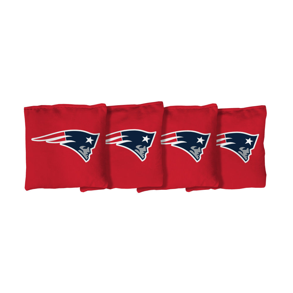 New England Patriots | Red Corn Filled Cornhole Bags_Victory Tailgate_1