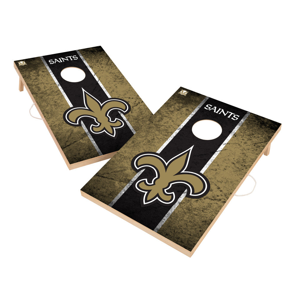 New Orleans Saints | 2x3 Solid Wood Cornhole_Victory Tailgate_1