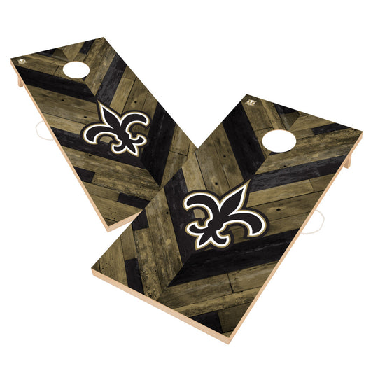 New Orleans Saints | 2x4 Solid Wood Cornhole_Victory Tailgate_1