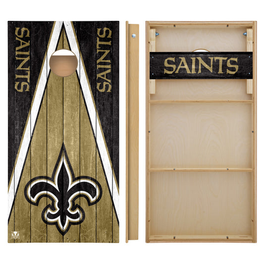 OFFICIALLY LICENSED - Bring your game day experience one step closer to your favorite team with this New Orleans Saints 2x4 Tournament Cornhole from Victory Tailgate_2