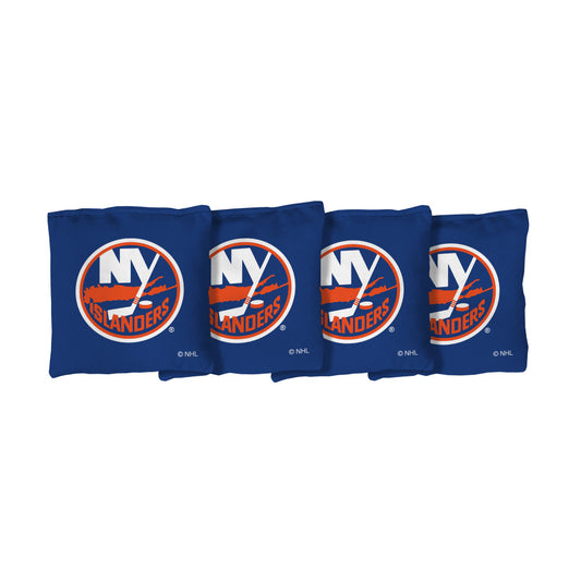 New York Islanders | Blue Corn Filled Cornhole Bags_Victory Tailgate_1