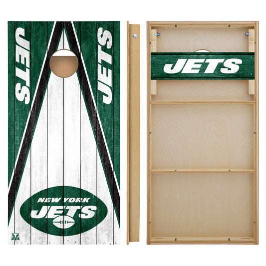 OFFICIALLY LICENSED - Bring your game day experience one step closer to your favorite team with this New York Jets 2x4 Tournament Cornhole from Victory Tailgate_2