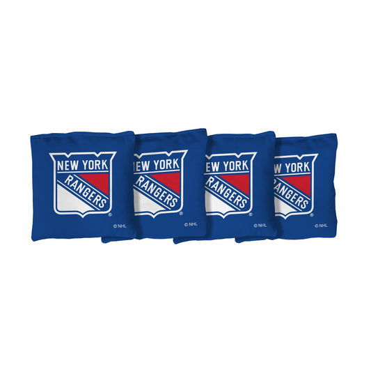 New York Rangers | Blue Corn Filled Cornhole Bags_Victory Tailgate_1
