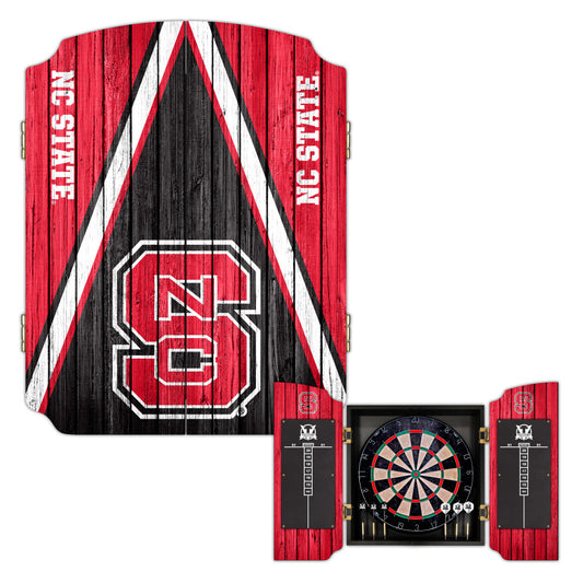 North Carolina State University Wolfpack | Bristle Dartboard Cabinet Set_Victory Tailgate_1