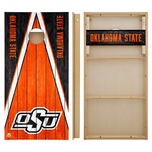 OFFICIALLY LICENSED - Bring your game day experience one step closer to your favorite team with this Oklahoma State University Cowboys 2x4 Tournament Cornhole from Victory Tailgate_2