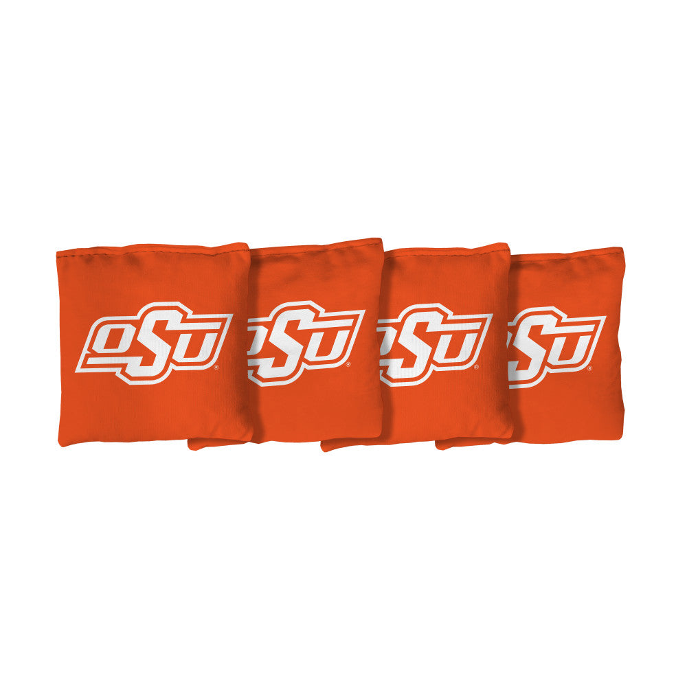 Oklahoma State University Cowboys | Orange Corn Filled Cornhole Bags_Victory Tailgate_1