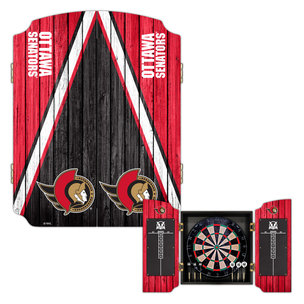 Ottawa Senators Bristle Dartboard Set Victory Tailgate