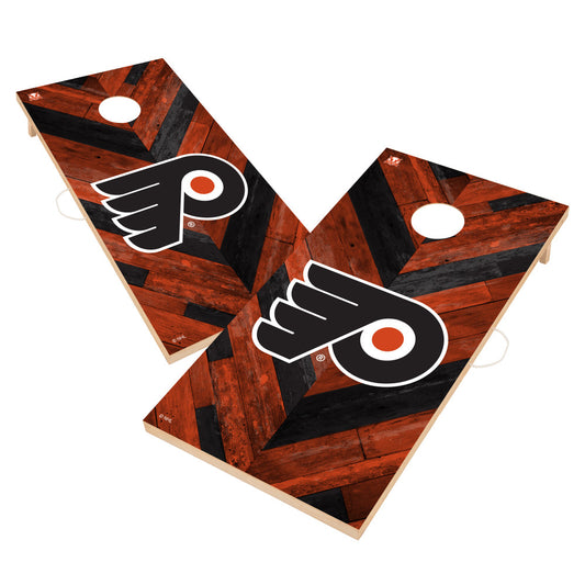 Philadelphia Flyers | 2x4 Solid Wood Cornhole_Victory Tailgate_1