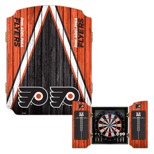 Philadelphia Flyers | Bristle Dartboard Cabinet Set_Victory Tailgate_1