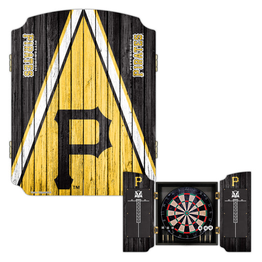 Pittsburgh Pirates | Bristle Dartboard Cabinet Set_Victory Tailgate_1