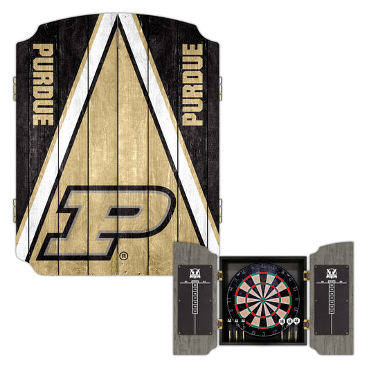 Purdue University Boilermakers | Bristle Dartboard Cabinet Set_Victory Tailgate_1