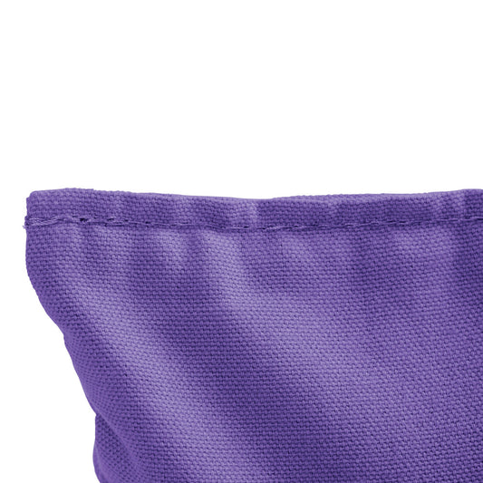 SOLID COLOR CANVAS - Purple, solid color, regulation-sized corn filled bags from Victory Tailgate_2