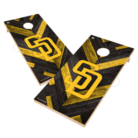 San Diego Padres | 2x4 Solid Wood Cornhole_Victory Tailgate_1