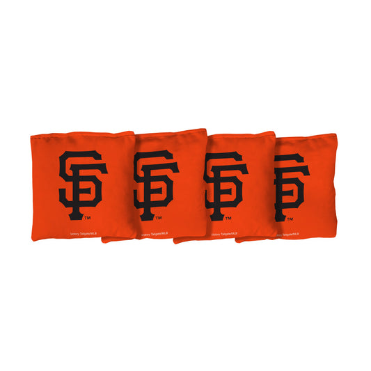 San Francisco Giants | Orange Corn Filled Cornhole Bags_Victory Tailgate_1