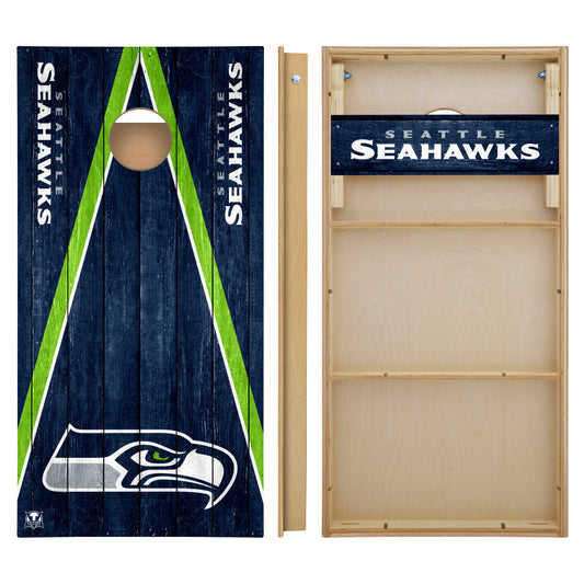 OFFICIALLY LICENSED - Bring your game day experience one step closer to your favorite team with this Seattle Seahawks 2x4 Tournament Cornhole from Victory Tailgate_2