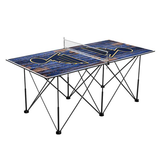 St. Louis Blues | Pop Up Table Tennis 6ft_Victory Tailgate_1