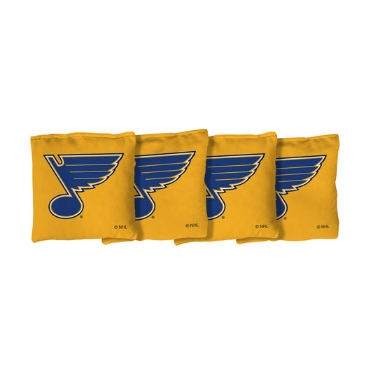 St. Louis Blues | Yellow Corn Filled Cornhole Bags_Victory Tailgate_1
