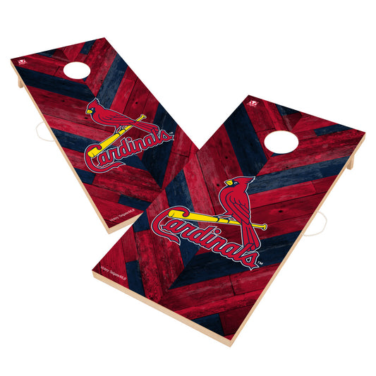 St. Louis Cardinals | 2x4 Solid Wood Cornhole_Victory Tailgate_1