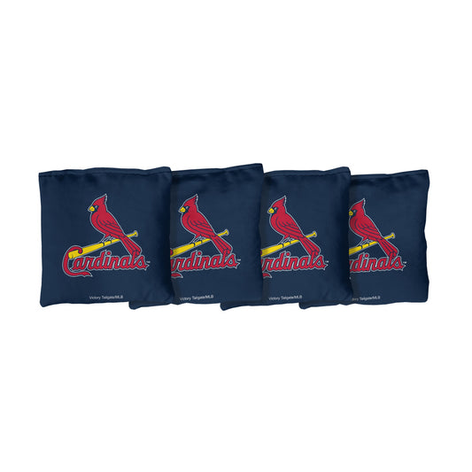 St. Louis Cardinals | Blue Corn Filled Cornhole Bags_Victory Tailgate_1
