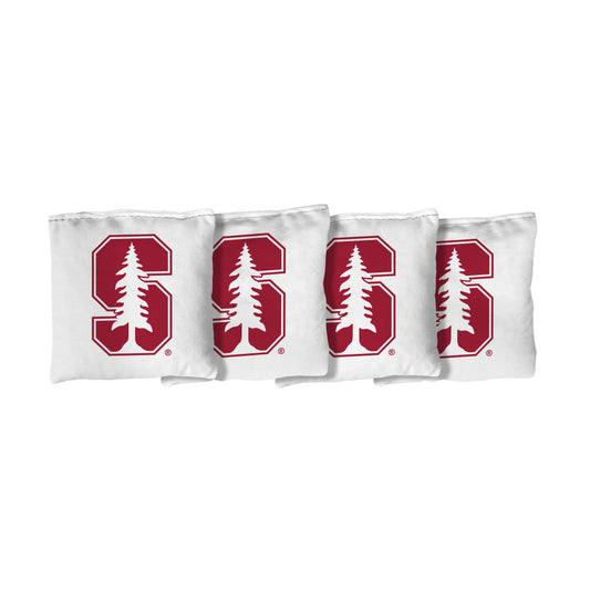 Stanford University Cardinal | White Corn Filled Cornhole Bags_Victory Tailgate_1