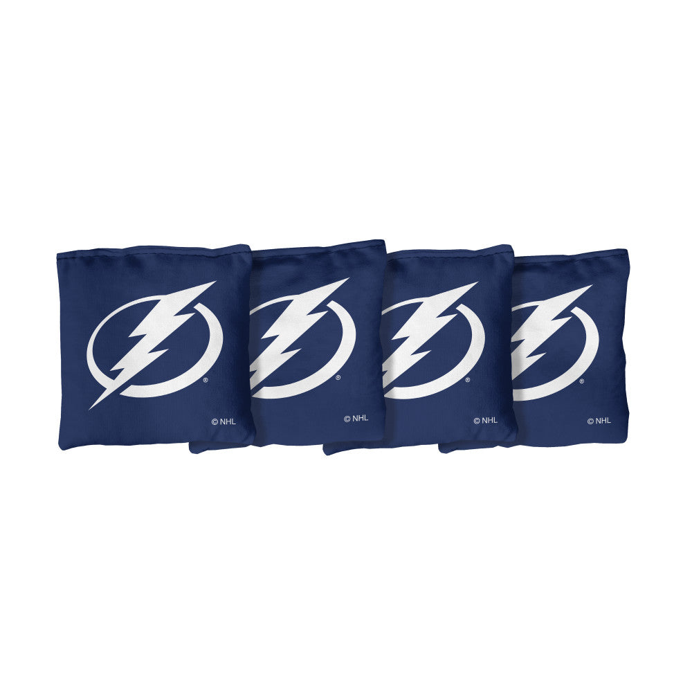 Tampa Bay Lightning | Blue Corn Filled Cornhole Bags_Victory Tailgate_1