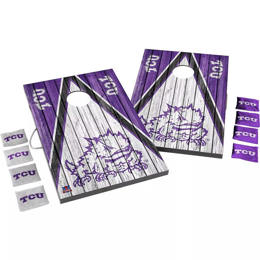 Texas Christian University Horned Frogs | 2x3 Bag Toss Weathered Edition_Victory Tailgate_1