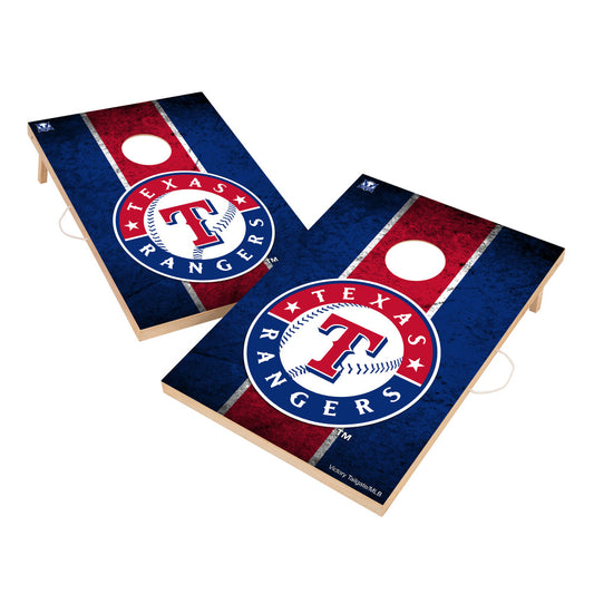 Texas Rangers | 2x3 Solid Wood Cornhole_Victory Tailgate_1