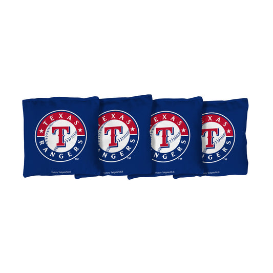 Texas Rangers | Blue Corn Filled Cornhole Bags_Victory Tailgate_1