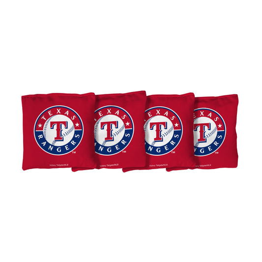 Texas Rangers | Red Corn Filled Cornhole Bags_Victory Tailgate_1