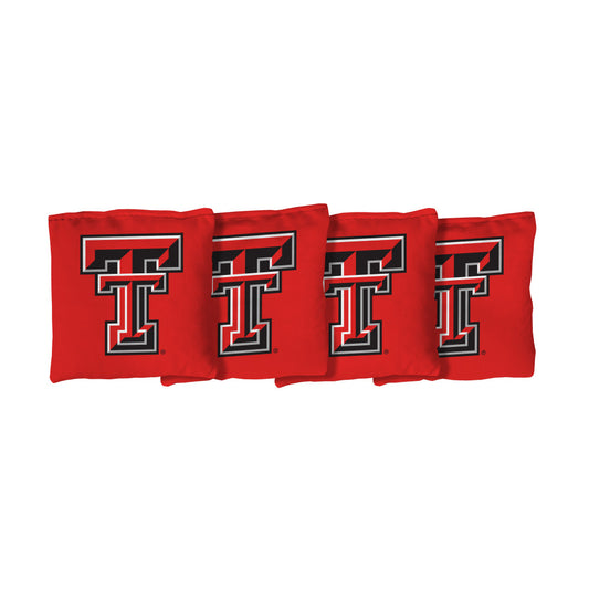Texas Tech University Red Raiders | Red Corn Filled Cornhole Bags_Victory Tailgate_1