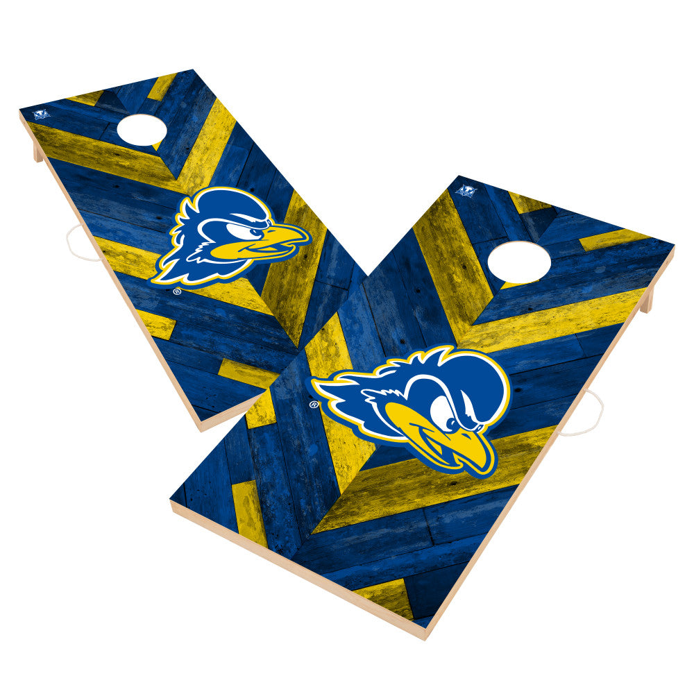 University of Delaware Blue Hens | 2x4 Solid Wood Cornhole_Victory Tailgate_1
