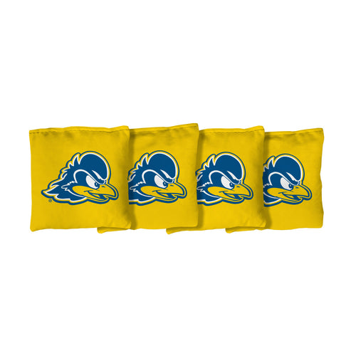 University of Delaware Blue Hens | Yellow Corn Filled Cornhole Bags_Victory Tailgate_1