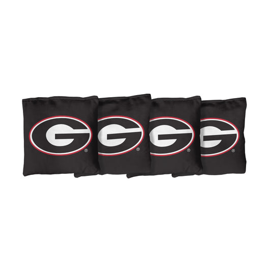 University of Georgia Bulldogs | Black Corn Filled Cornhole Bags_Victory Tailgate_1