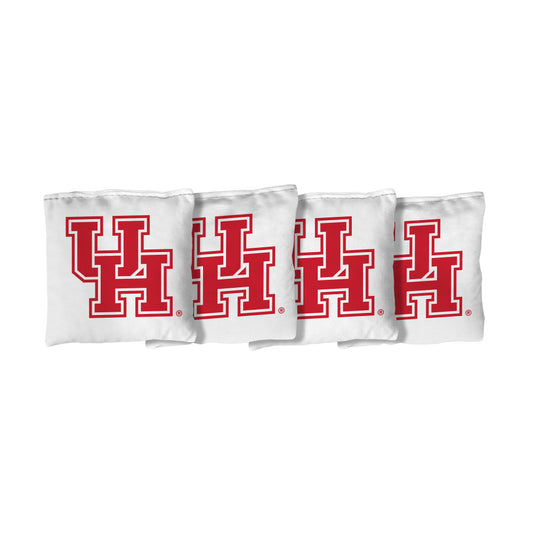 University of Houston Cougars | White Corn Filled Cornhole Bags_Victory Tailgate_1